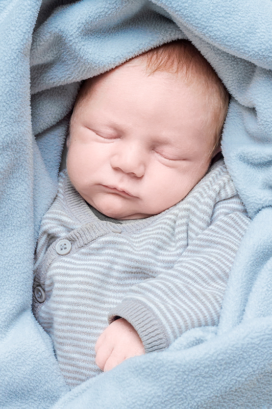 séance photo de bébé : exemple d'image à 13 jours